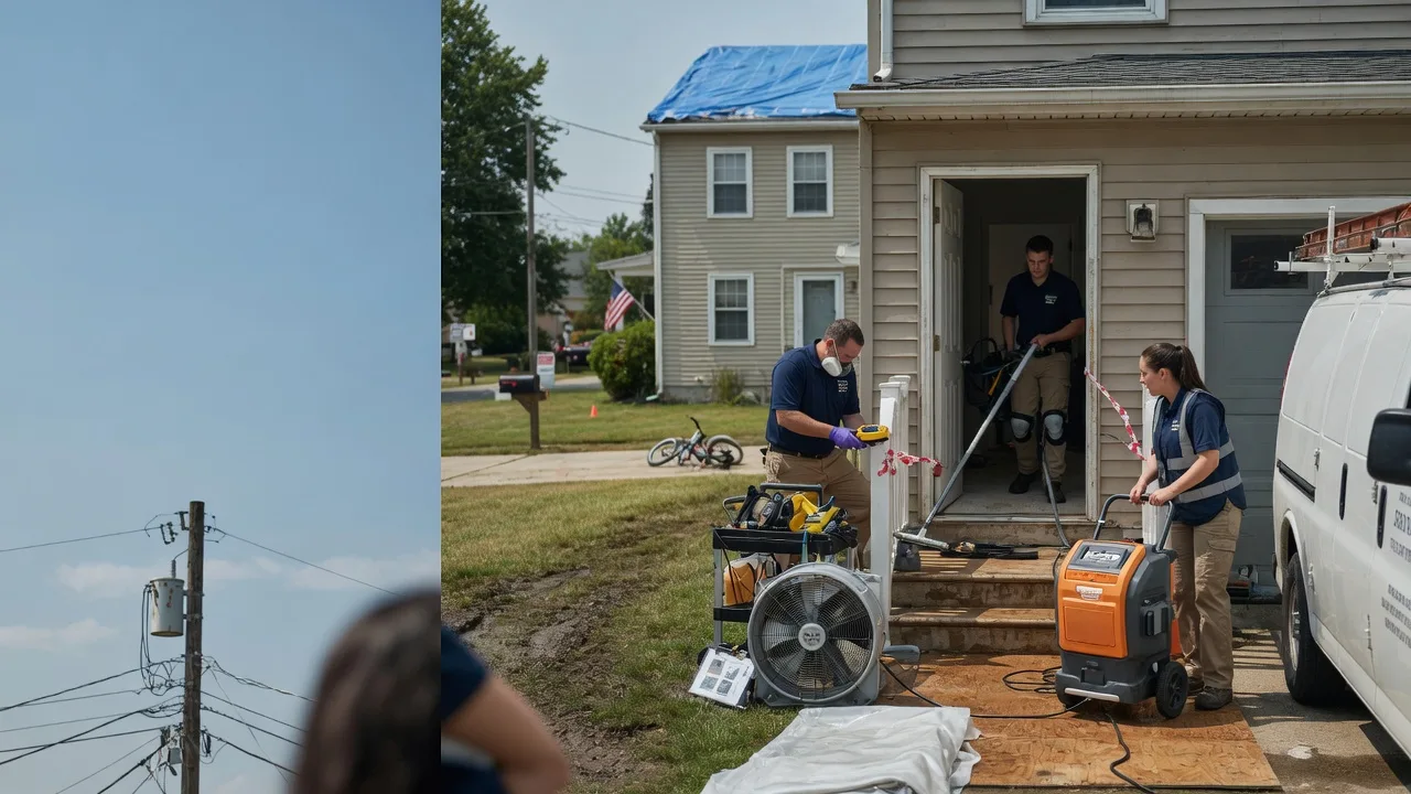 Water Damage Repair in Courtenay, ND near me